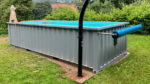 6,2 m x 2,5 m stort containerbasseng med varmepumpe, Premium-pakke - Image 7
