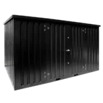 Oppbevaringscontainer 4 x 2 meter - med dobbeldør på langsiden