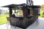 Demonterbar Barcontainer 6×2 meter XL Rosa RAL 3015 - Bilde 2
