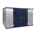 Stalblaer vekselcontainer 3 x 2 meter – med dobbeldør