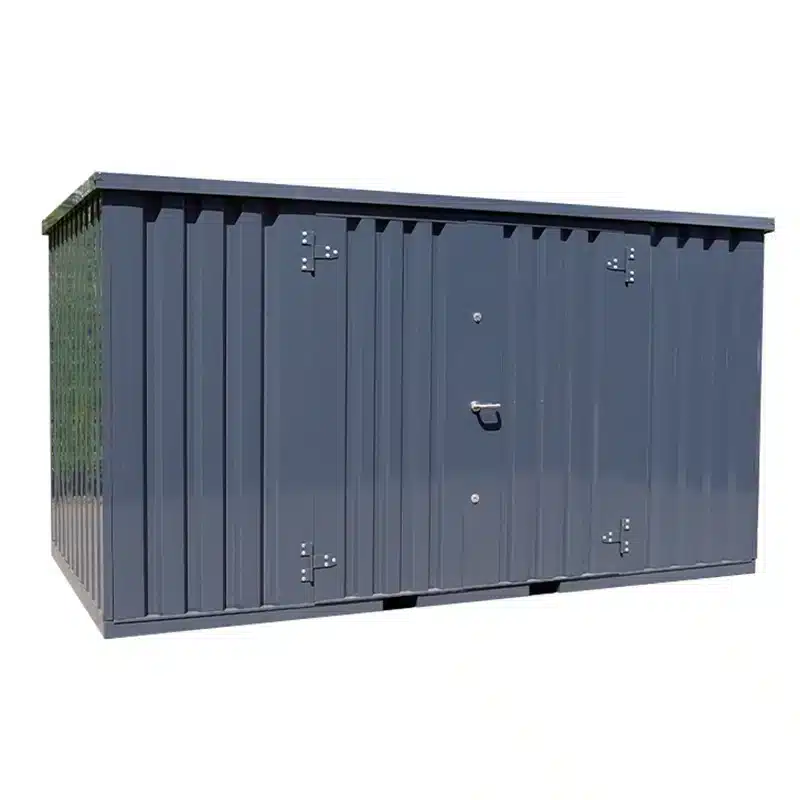 546163_f0a82a13bf2240ff9cbeb90311f336b6mv2-1.webp Container 4 x 2 meter Dobbeltdor pa langsiden Antrasitt RAL 7016 - Bilde 1