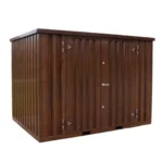 Trimedat-container 3 x 2 meter – med dobbeldør på langsiden