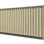 30-fot-Lagercontainer (renovert) med Rulleport
