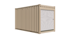 16-fots lagringscontainer