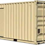 20-fot-Container (renovert), kombinert som Kontor- og Lagercontainer
