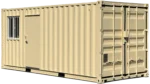20-fot-Container (renovert), kombinert som Kontor- og Lagercontainer