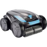 Zodiac – Autonom Bassengrenserobot – 5 l – For nedfelte og oppstillingsbasseng opptil 12 x 6 m – Ekstra bred Sugefldate – 18 m lang kabel