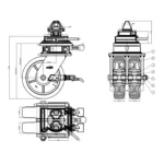 Styrehjul for containerhjul, Ø 252 mm – 4-pakning - Image 6